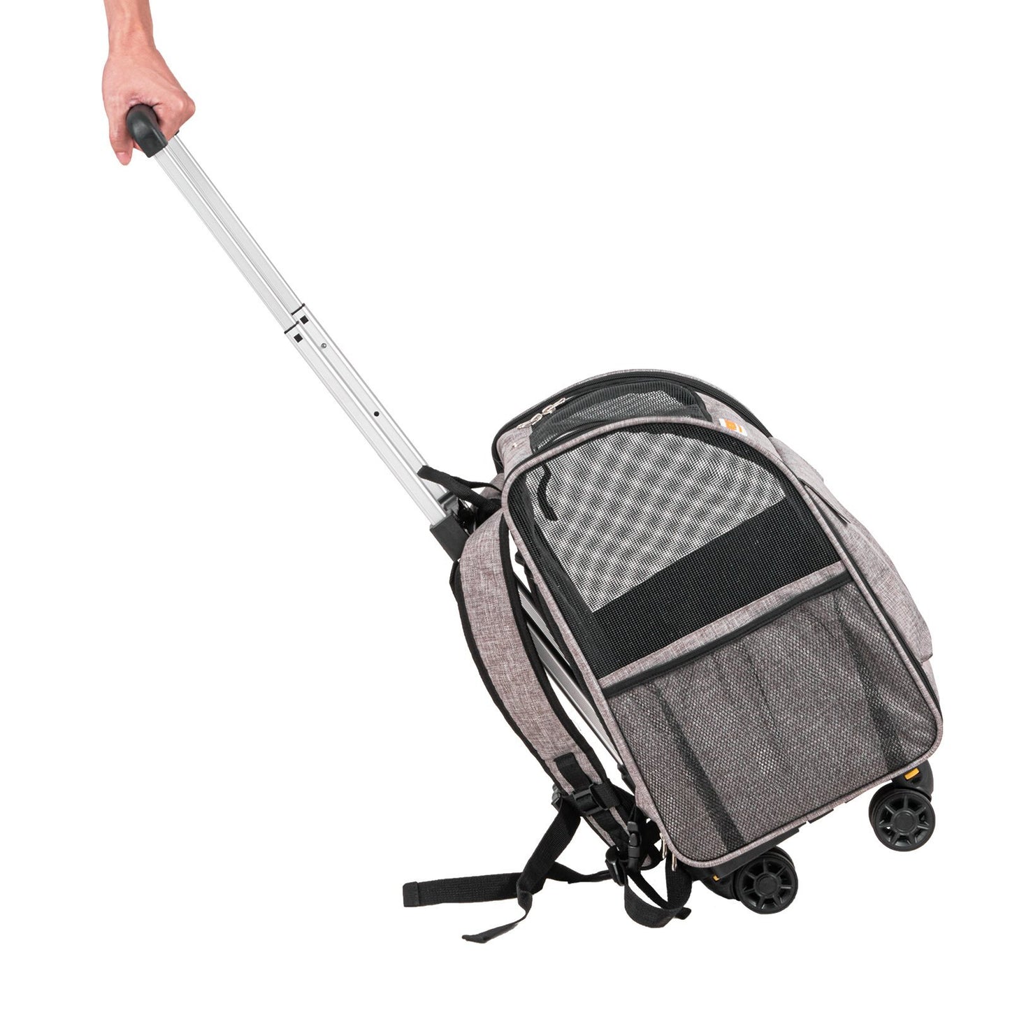 Rolling Pet Carrier Backpack with Wheels