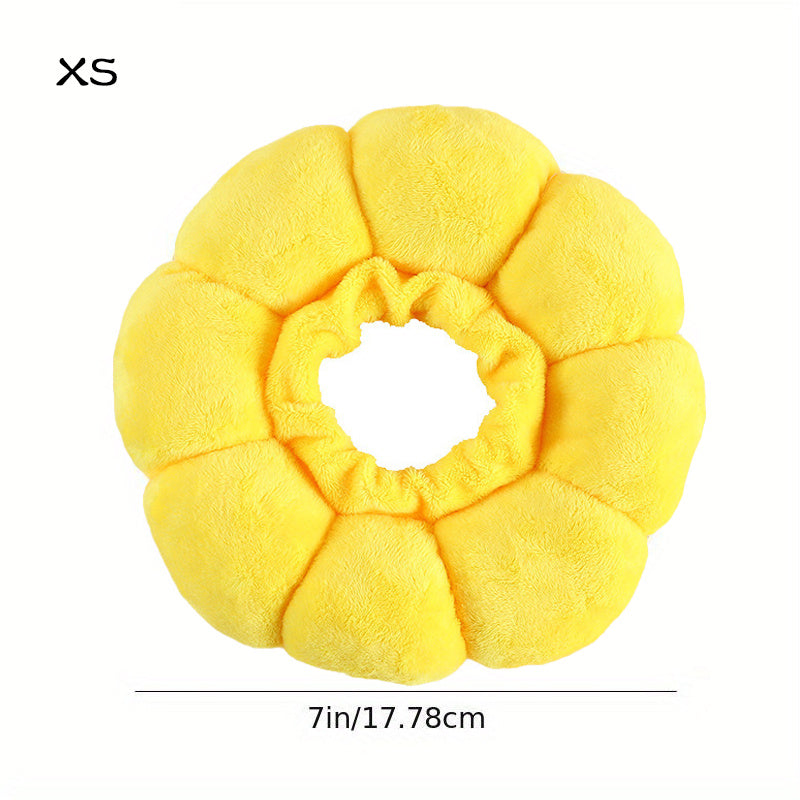 Cute Sunflower Recovery Collar for Cats & Small Dogs