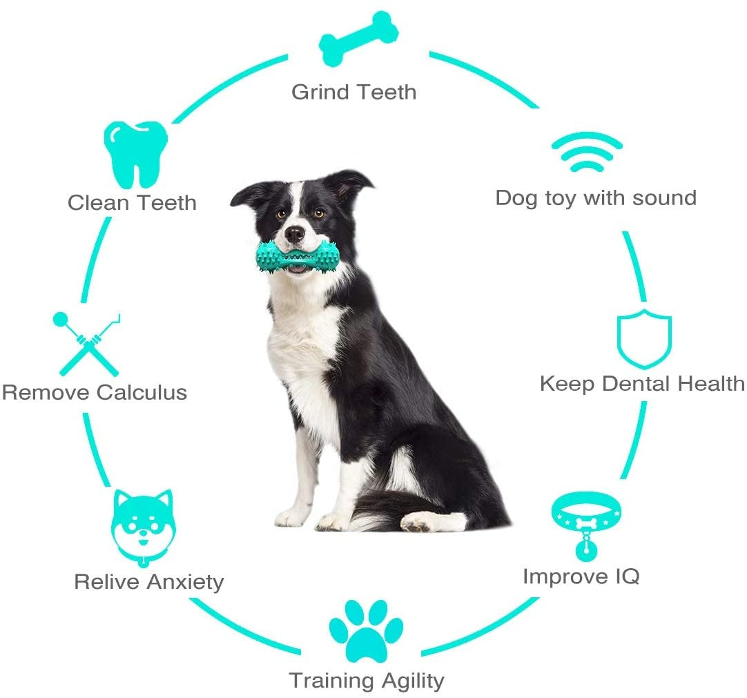 Rubber Molar Stick Chew Toy for Dogs