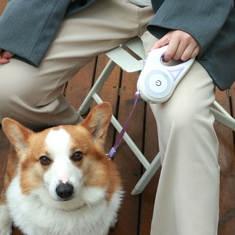 Retractable Pet Leash with Spotlight