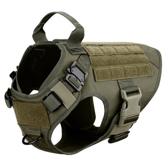 Camouflage Dog Harness & Leash Set
