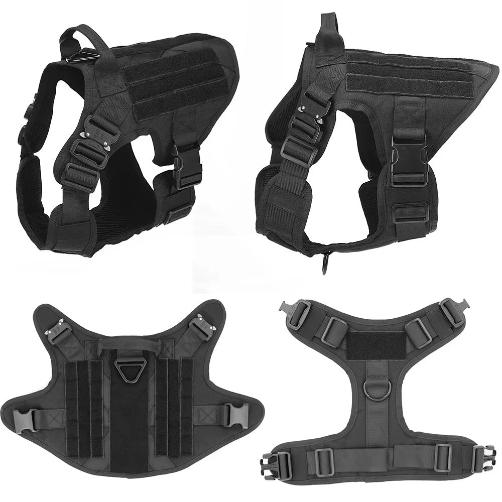 Camouflage Dog Harness & Leash Set