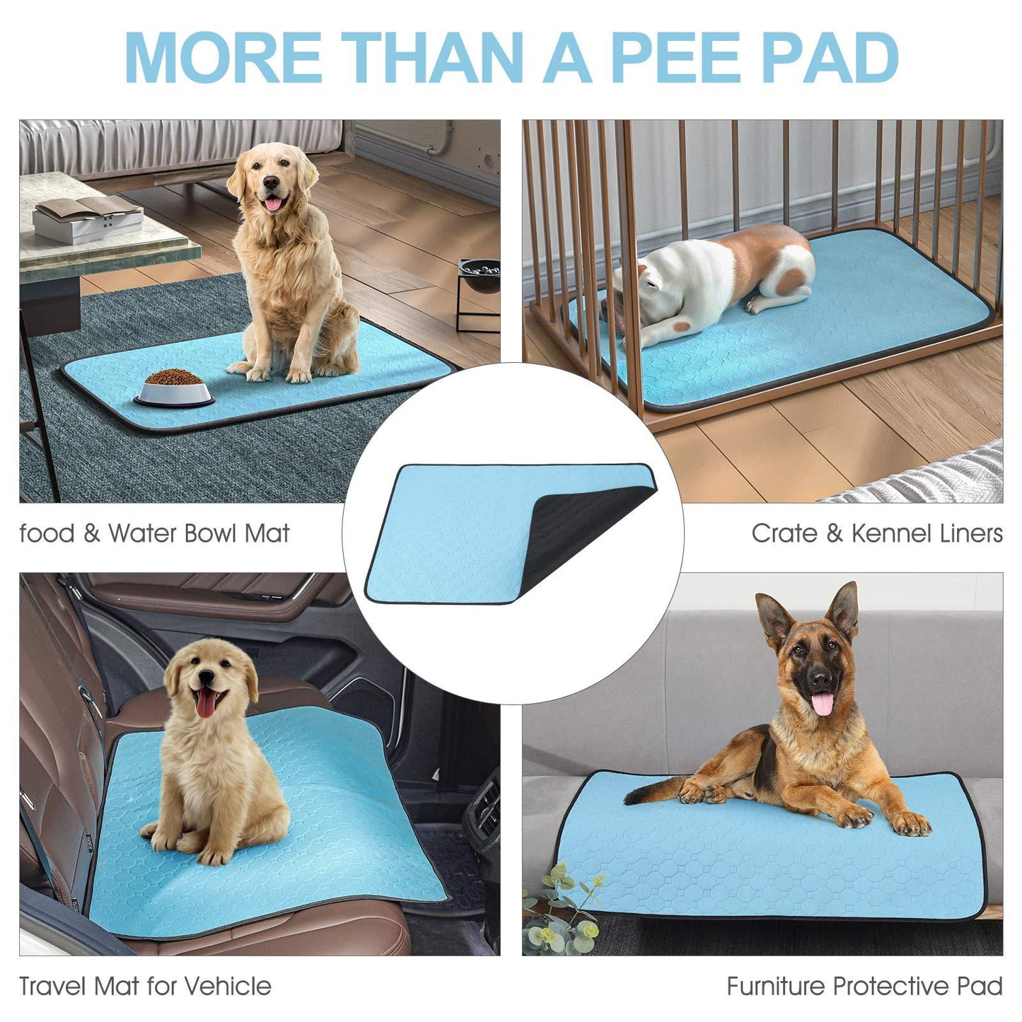 Washable Waterproof Dog Urine Pad – 2 Pack