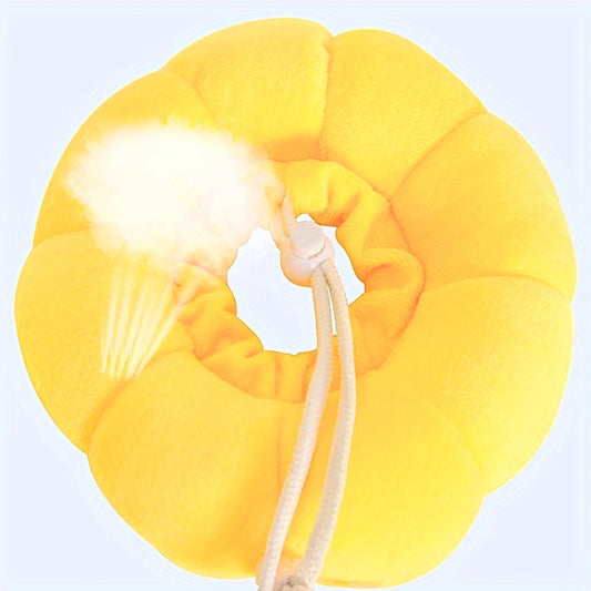 Cute Sunflower Recovery Collar for Cats & Small Dogs